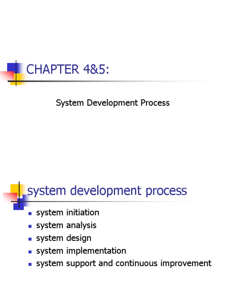 CHAPTER 4&5:: System Development Process | PDF | Unified Modeling ...