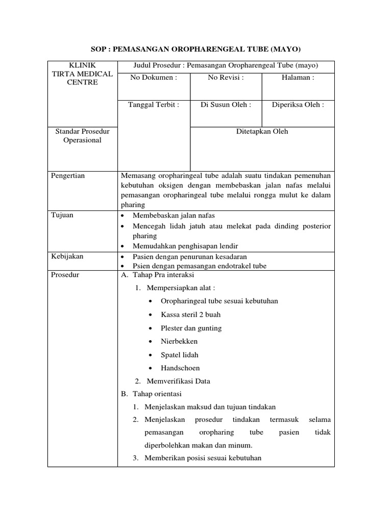 Sop Pemasangan Mayo PDF