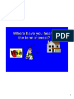 Where Have You Heard The Term Interest?: Bank Statement