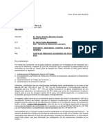 Carta de Descargos Contra Carta de Pre Aviso de Despido