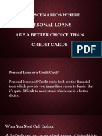 Top 6 Scenarios Where Personal Loans Are a Better Choice Than Credit Cards
