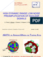 High Dynamic Range Low-Noise Preamplification of Nuclear Signals