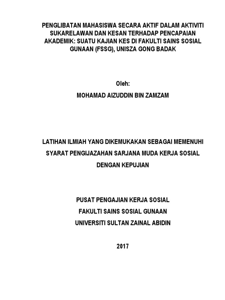 Penglibatan Mahasiswa Secara Aktif Dalam PDF  PDF