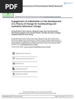 Engagement of Stakeholders in The Development of A Theory of Change For Handwashing and Sanitation Behaviour Change