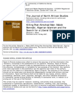 UC Davis Downloads Article on Malek Bennabi's Influence on Algerian Islamism