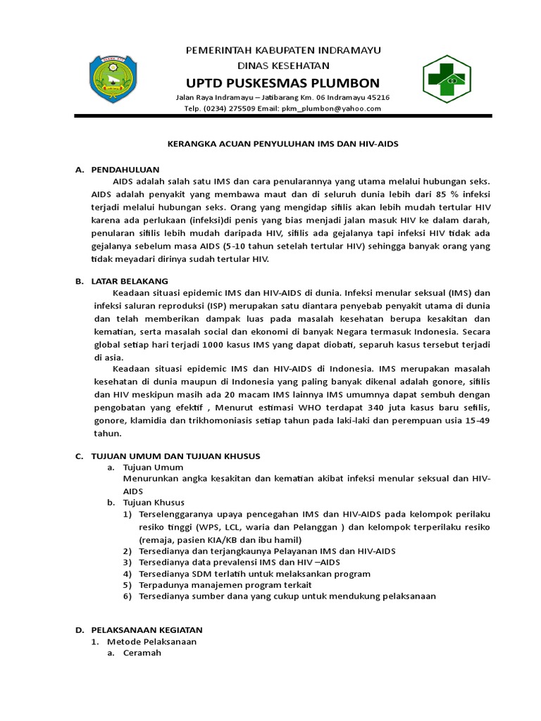 Kak Penyuluhan Ims Dan Hiv-Aids | PDF