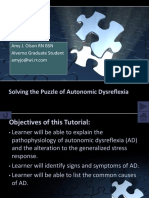 Puzzle of Autonomic Dysreflexia