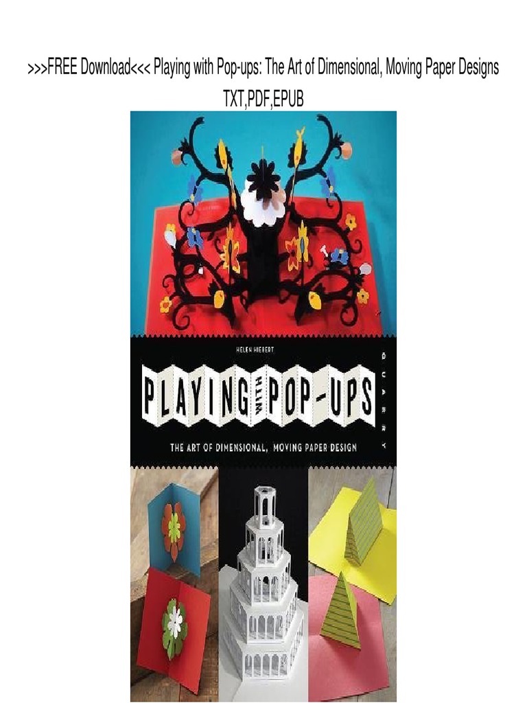 Free Guide to Pop-Up Paper Art | PDF