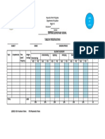 CENTRAL ELEMENTARY SCHOOL Table of Specifications