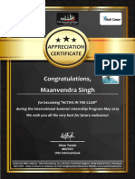 Congratulations,: Maanvendra Singh