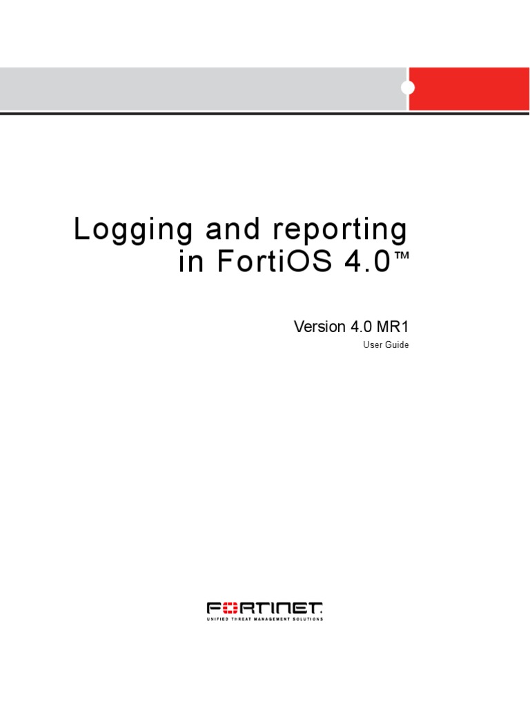 Fortigate Logging Reporting PDF Backup Command Line Interface