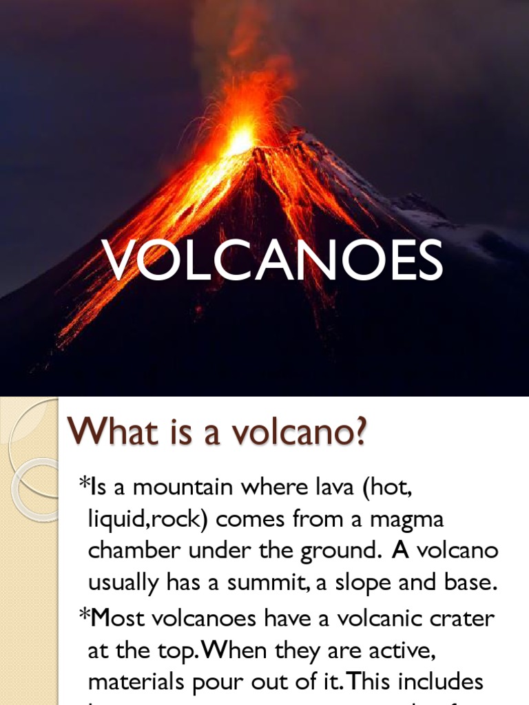 Volcanoes Pdf Volcano Types Of Volcanic Eruptions