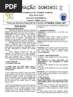 Folheto 11 de Agosto 2019 - 19º Domingo Do Tempo Comum