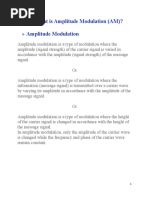 What Is Amplitude Modulation