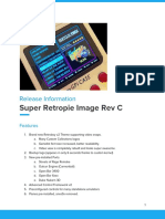 Release Notes - SR Image Rev C