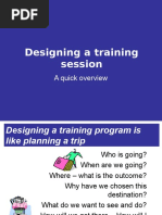 Designing A Training Session