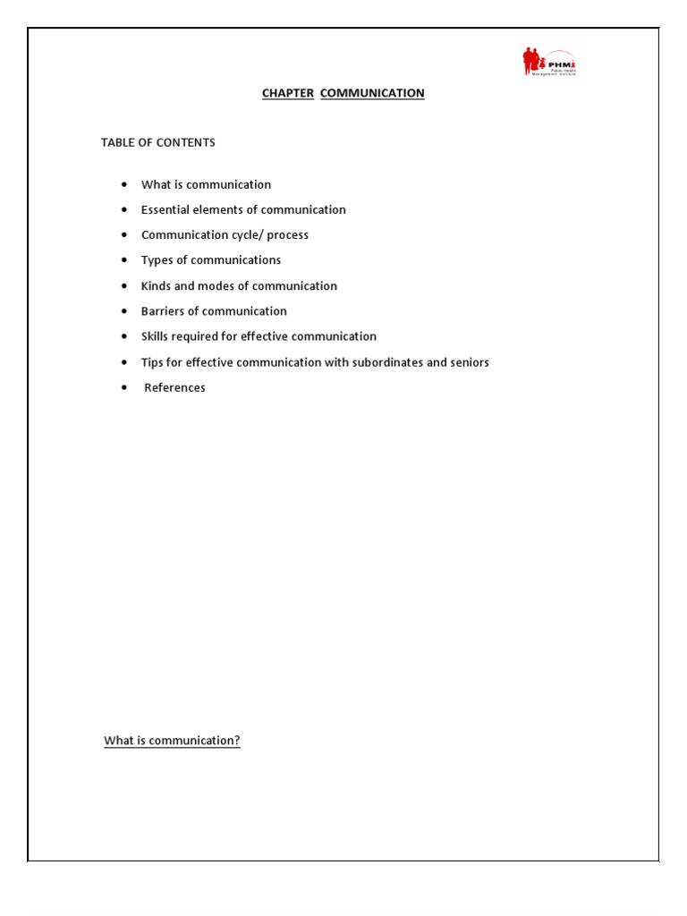 6 Communication | PDF