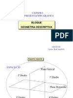 Geometría descriptiva y representación gráfica en el sistema diédrico