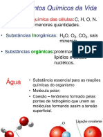 03 - Fundamentos Químicos da vida (Água e Sais Minerais).ppt