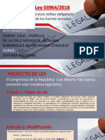 Proyecto de Ley N°3964 - DEFENSA NACIONAL