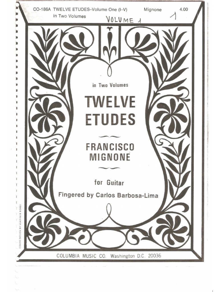 Mignone - 12 Estudos | PDF | Artes Linguísticas e Disciplina