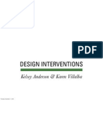 Design Interventions: Kelsey Anderson & Karen Villalba