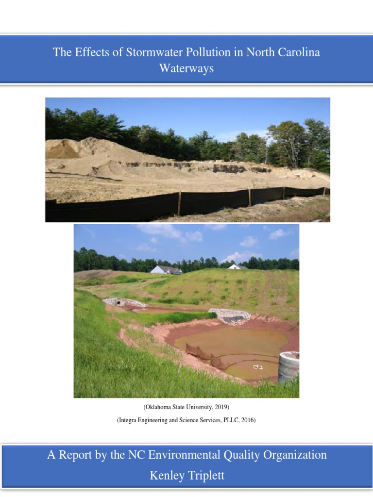 Stormwater Pollution in NC Waterways | PDF | Stormwater | Surface Runoff