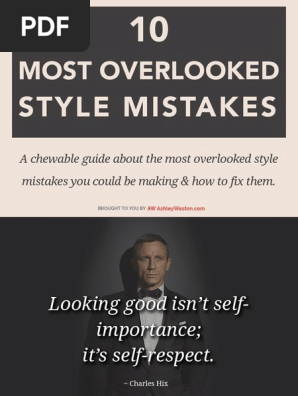 10 Most Overlooked Style Mistakes