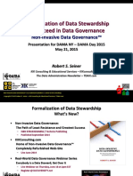 Formalization of Data Stewardship To Succeed in Data Governance