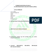 Formulir Pendaftaran Beasiswa Pkk