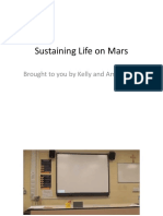 sustaining life on mars