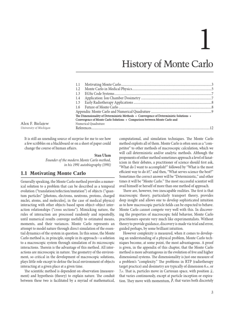 Monte Carlo Techniques in Radiotherapy | PDF | Monte Carlo Method ...
