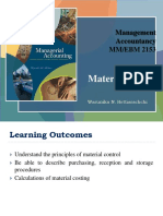 Material Cost: Management Accountancy