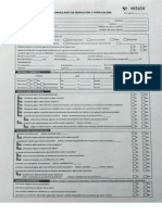 Formulario Fisico de Inspeccion.