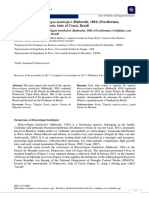 First Record of Heterotilapia Buttikoferi (Hubrecht, 1881) (Perciformes, Cichlidae), From Pentecoste, State of Ceará, Brazil