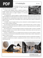 A Instalação 6º Ano.docx Atividades