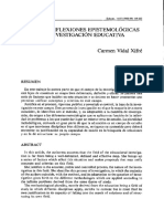 Reflexiones Sobre Investigación Educativa PDF