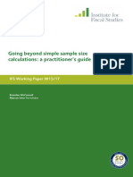 Going Beyond Simple Sample Size Calculations: A Practitioner's Guide