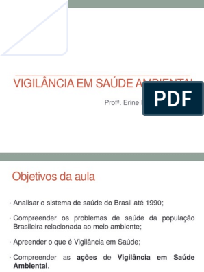 Textos de Epidemiologia para Vigilância Ambiental em Saúde