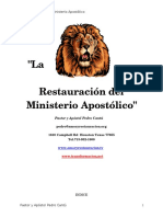 1 La Restauracion del Ministerio Apostolico pro (1).doc