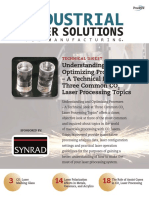 Understanding and Optimizing Processes a Technical Look at Three Common Co2 Laser Processing Topics