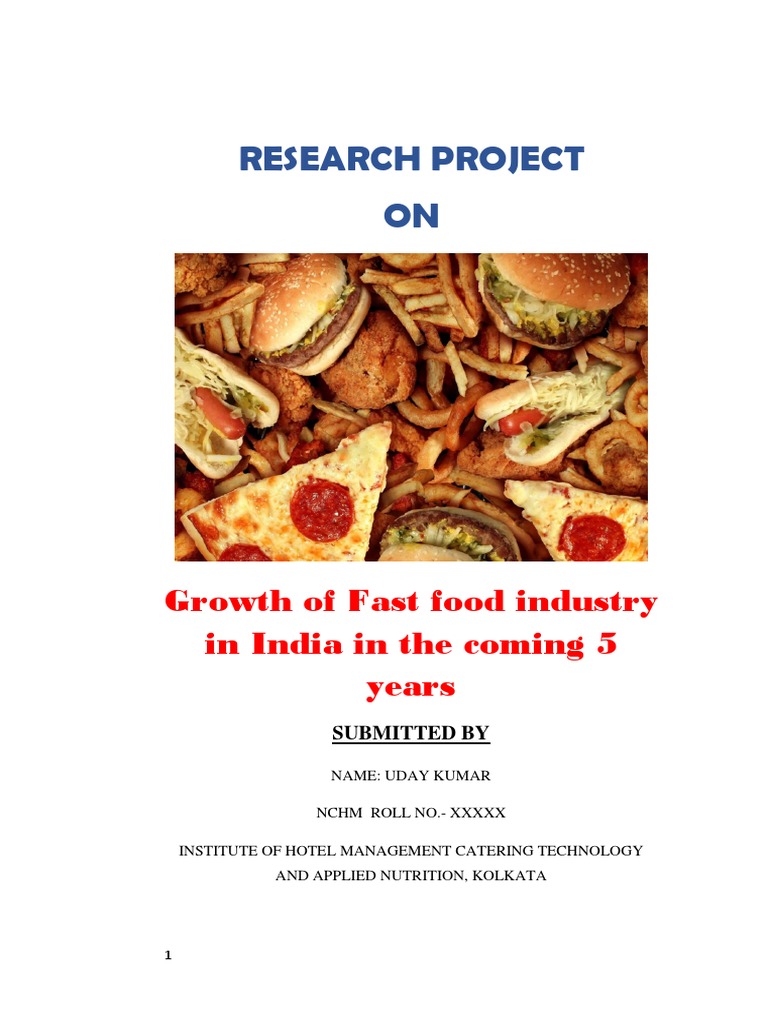 Fast Food Industry Growth in India 2023 | PDF | Fast Food Restaurants ...