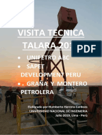 Visita Tecnica Talara 2019 Uni - PVT