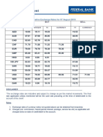 Treasury Department: Indicative Exchange Rates For 07 August 2019