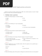 440 Sample Questions Dec