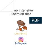 Plano Intensivo Enem 30 Dias