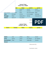 Jadwal Piket X TKJ & TSM