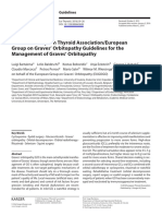 The 2016 European Thyroid Association/European Group On Graves' Orbitopathy Guidelines For The Management of Graves' Orbitopathy