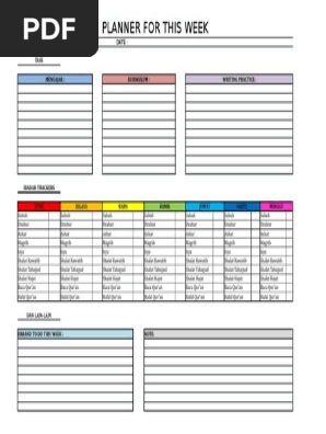 Planner This Week Form
