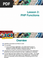 PHP Advanced Series 2 - PHP Functions